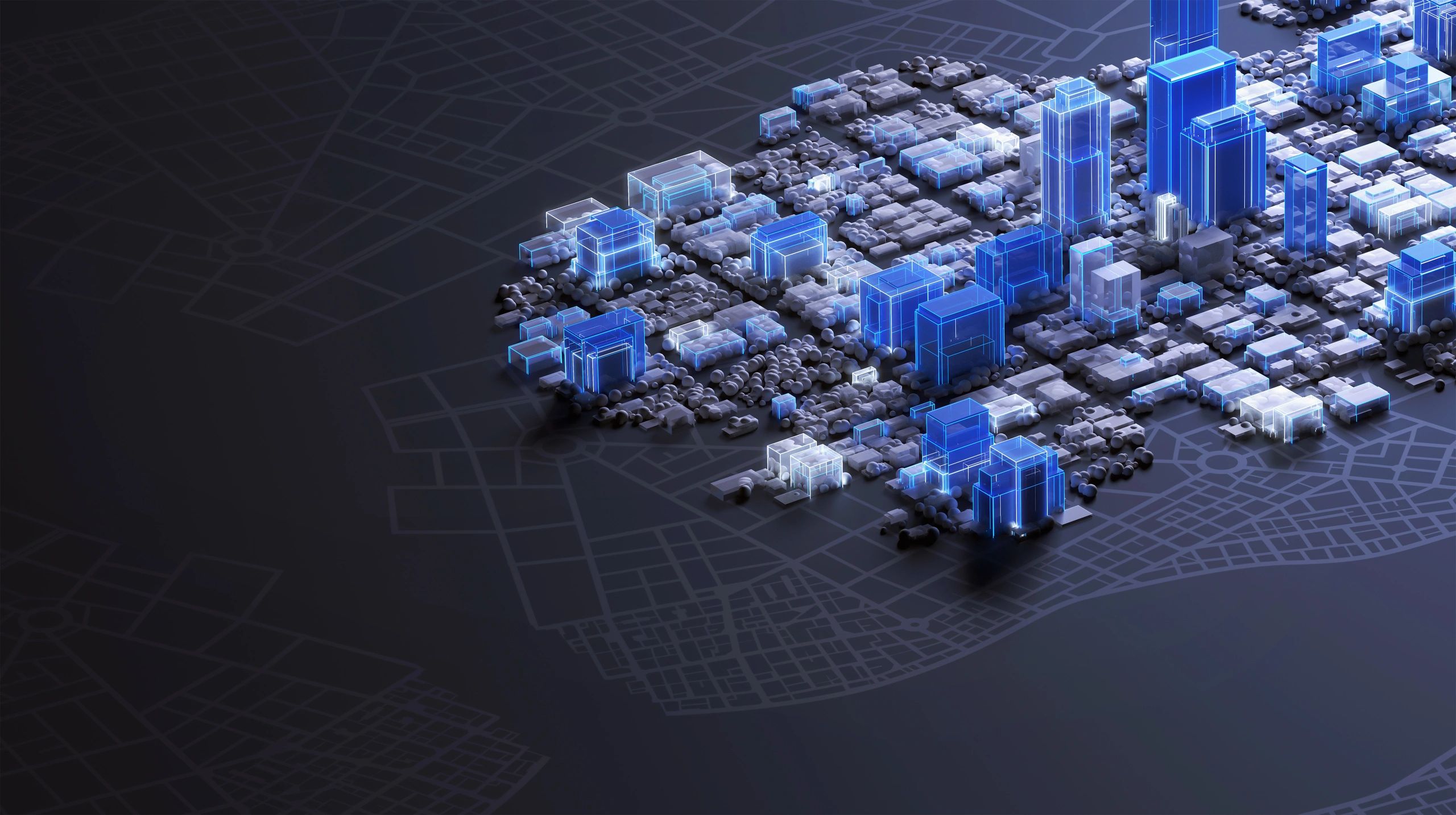 Abstract cloud and infrastructure visualization