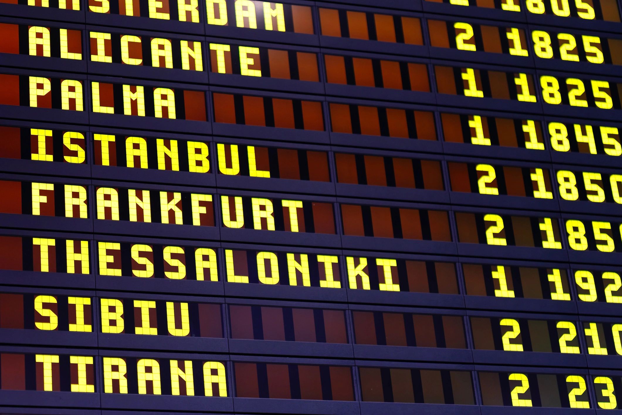 Large digital display board demonstrating commercial screen visibility and information delivery